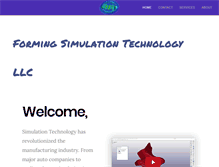 Tablet Screenshot of formingsimulation.com